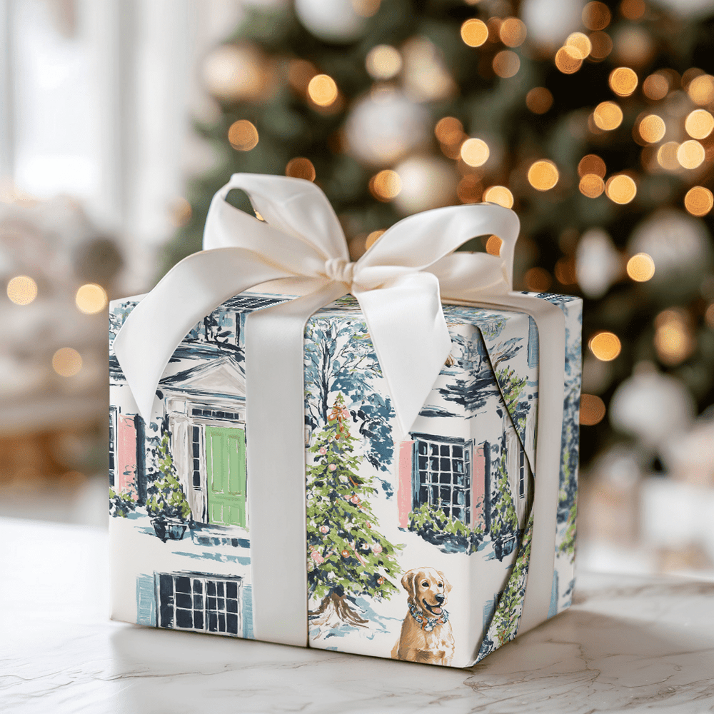 Golden Greetings - Wrapping Paper - Aspen & Arlo