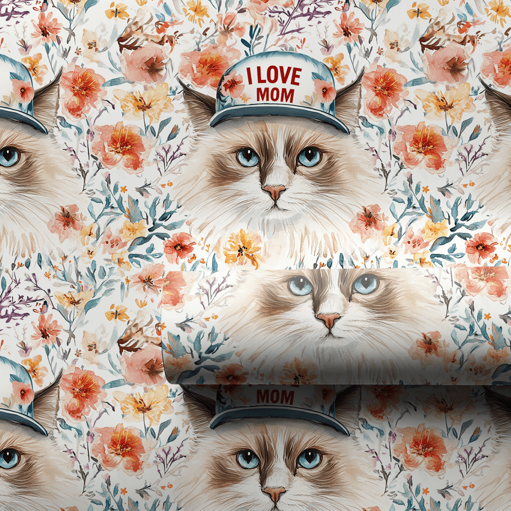 Mom's Favorite Ragdoll - Wrapping Paper - Aspen & Arlo