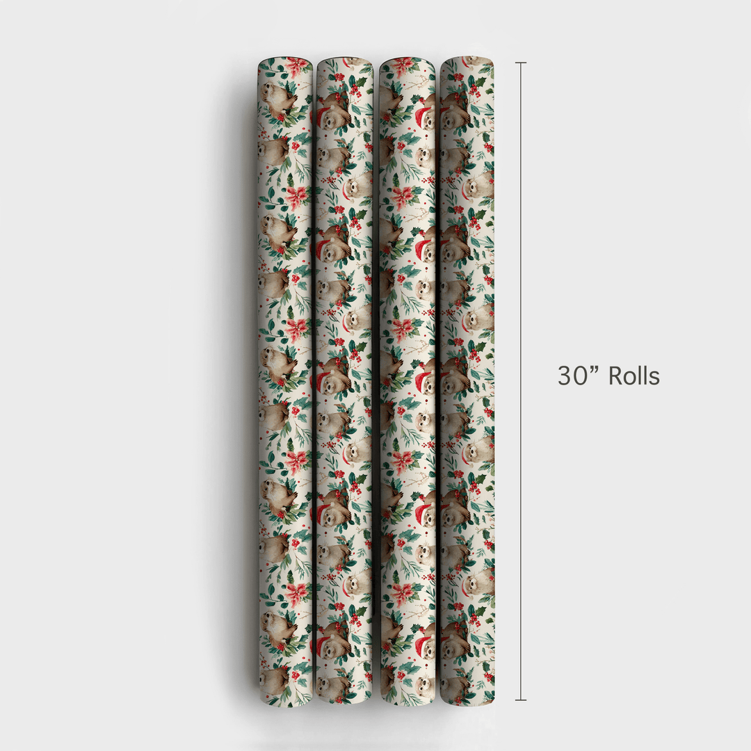 Old Saint Otter - Wrapping Paper - Aspen & Arlo