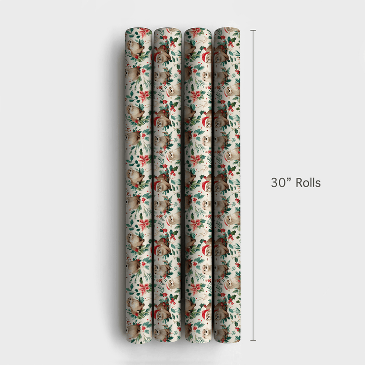Old Saint Otter - Wrapping Paper - Aspen & Arlo