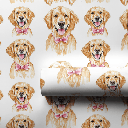 A Golden Big Sister - Wrapping Paper - Aspen & Arlo