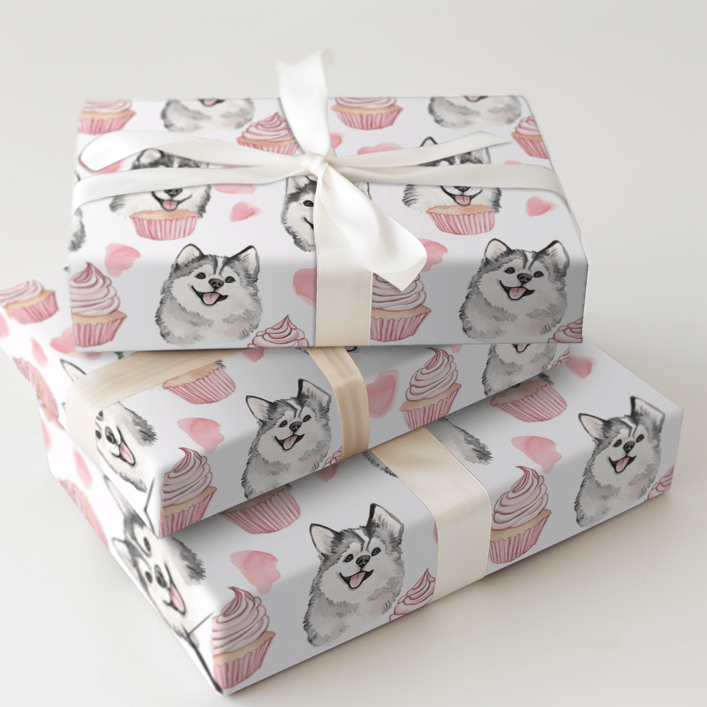 Cupcake Canine - Wrapping Paper - Aspen & Arlo