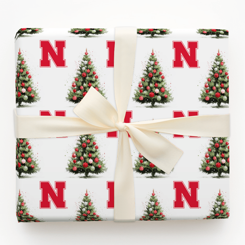 Lincoln Lights Tree - Wrapping Paper - Aspen & Arlo