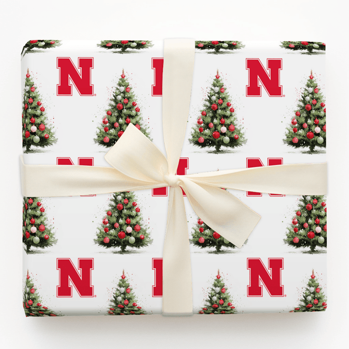 Lincoln Lights Tree - Wrapping Paper - Aspen & Arlo