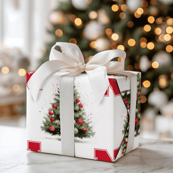 Lincoln Lights Tree - Wrapping Paper - Aspen & Arlo