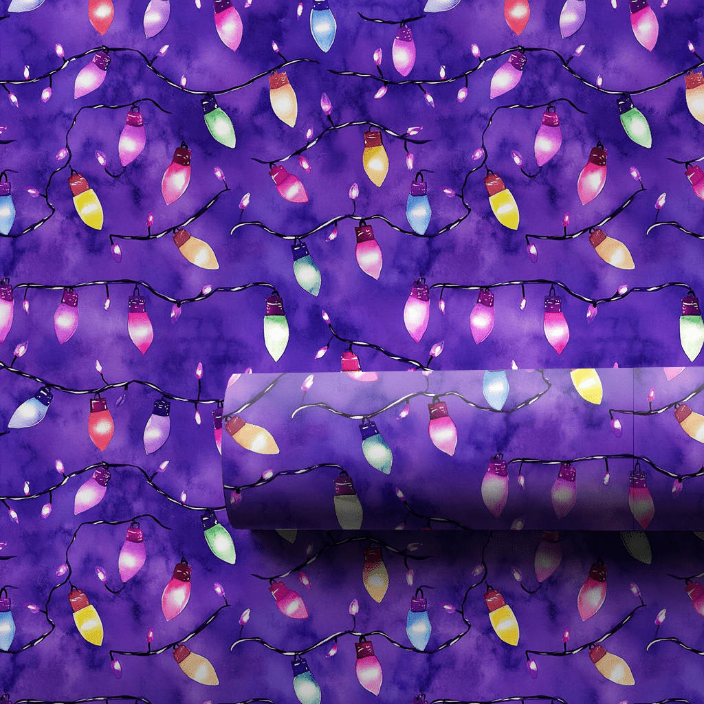 Nights in Violet - Wrapping Paper - Aspen & Arlo