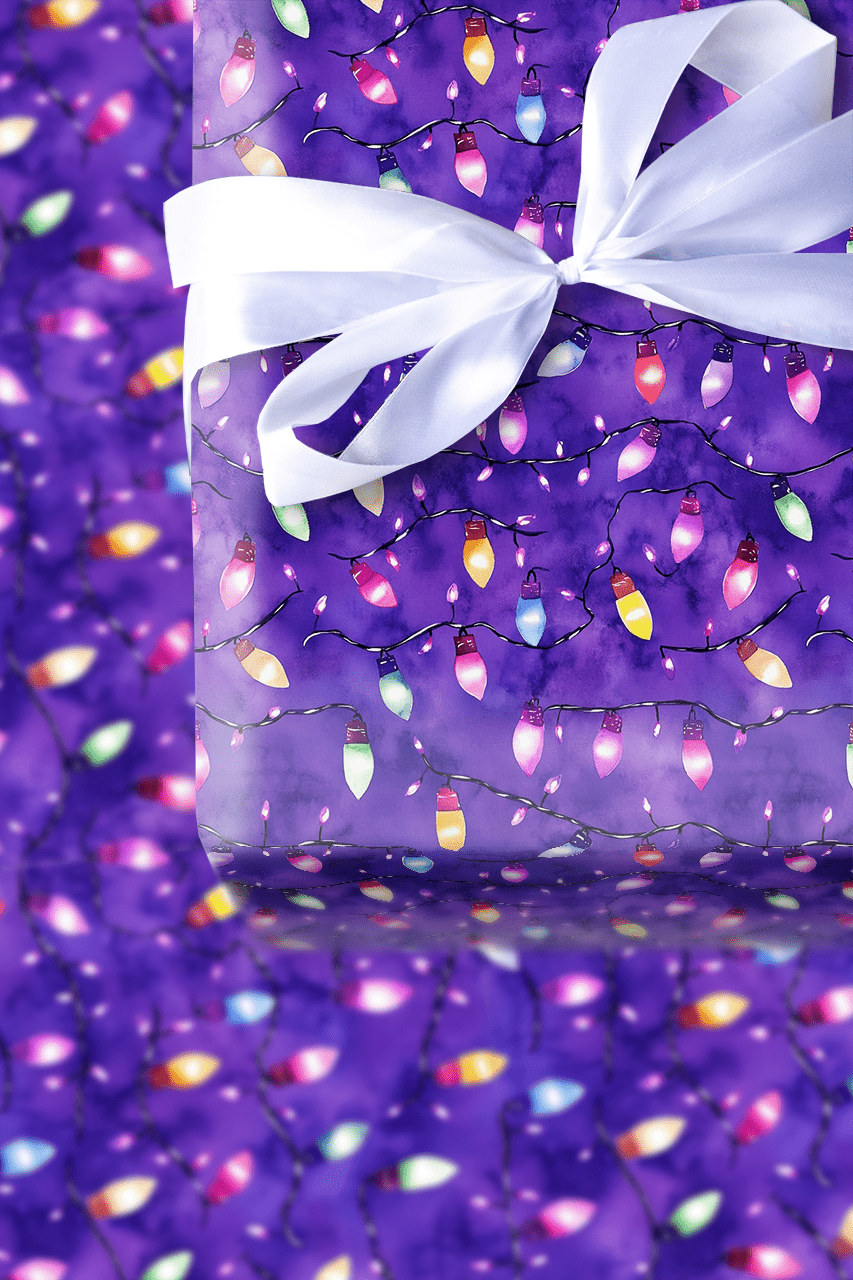 Nights in Violet - Wrapping Paper - Aspen & Arlo