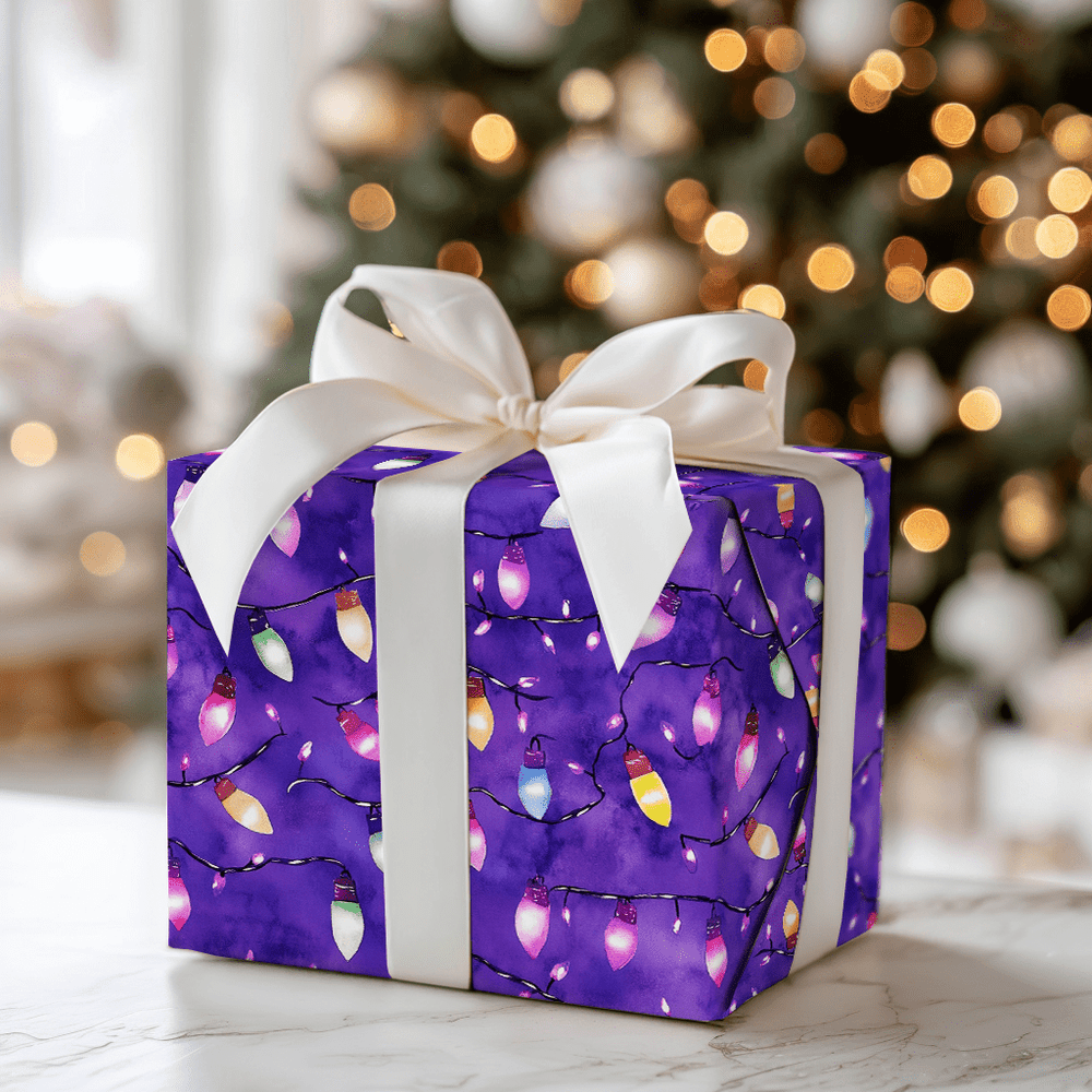 Nights in Violet - Wrapping Paper - Aspen & Arlo