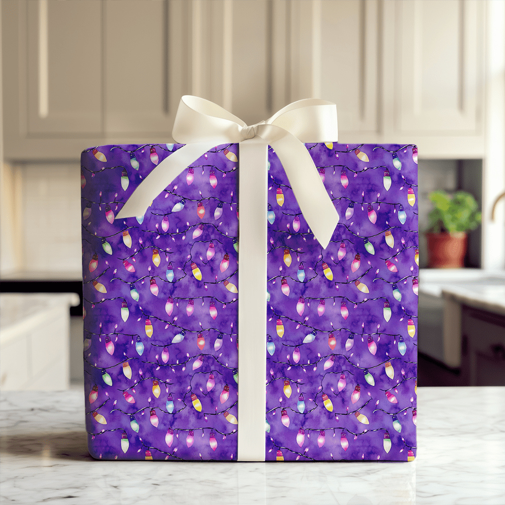 Nights in Violet - Wrapping Paper - Aspen & Arlo