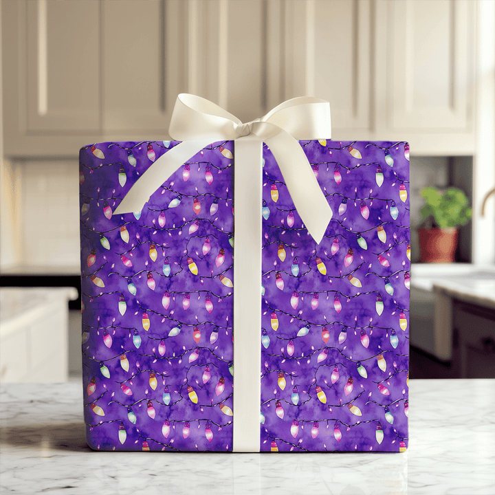 Nights in Violet - Wrapping Paper - Aspen & Arlo