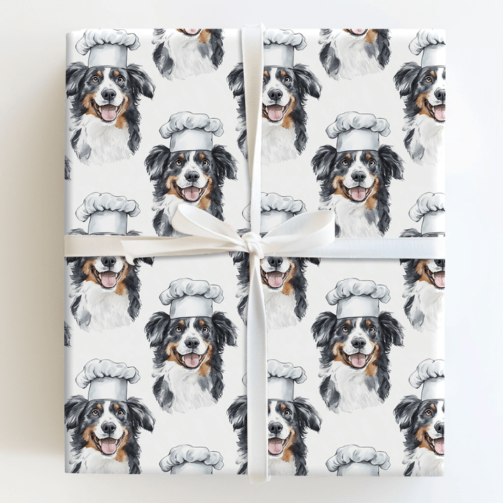 Cooking with the Australian Shepherds - Wrapping Paper - Aspen & Arlo