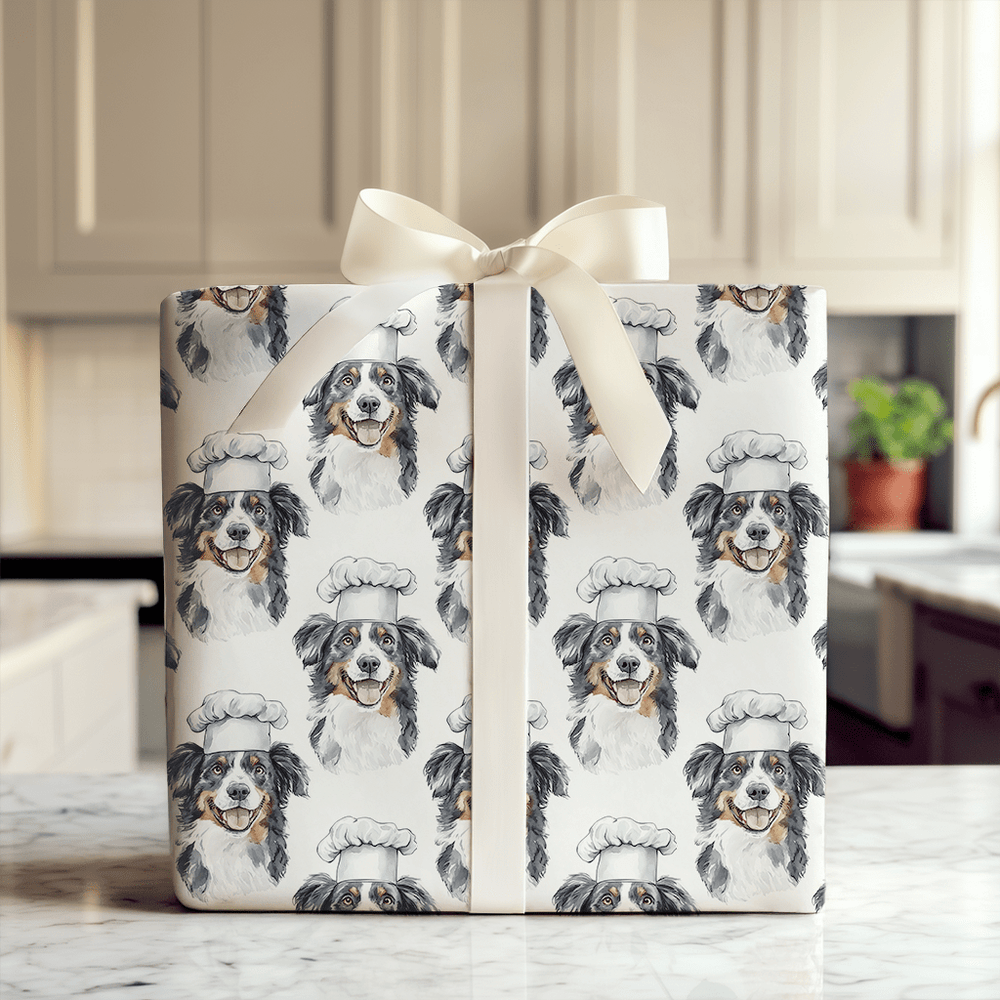Cooking with the Australian Shepherds - Wrapping Paper - Aspen & Arlo