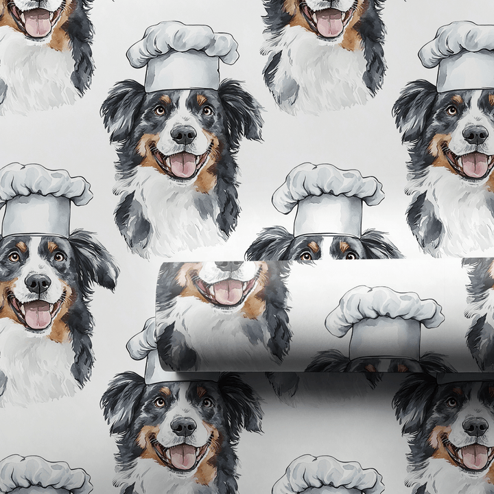 Cooking with the Australian Shepherds - Wrapping Paper - Aspen & Arlo