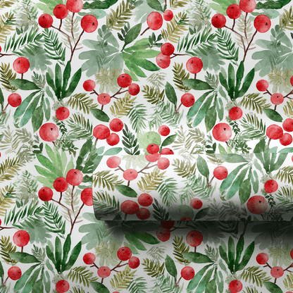 Blushed and Berried - Wrapping Paper - Aspen & Arlo