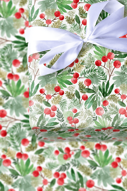 Blushed and Berried - Wrapping Paper - Aspen & Arlo
