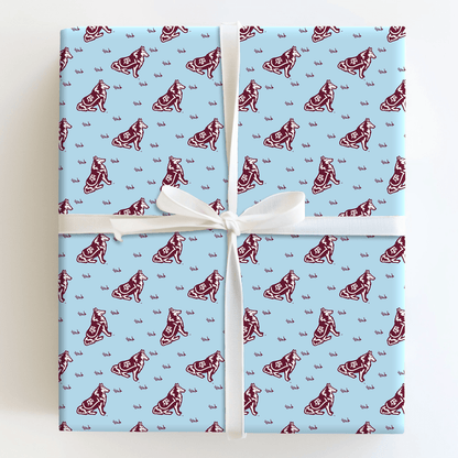 Tiny Aggie Pup - Wrapping Paper - Aspen & Arlo