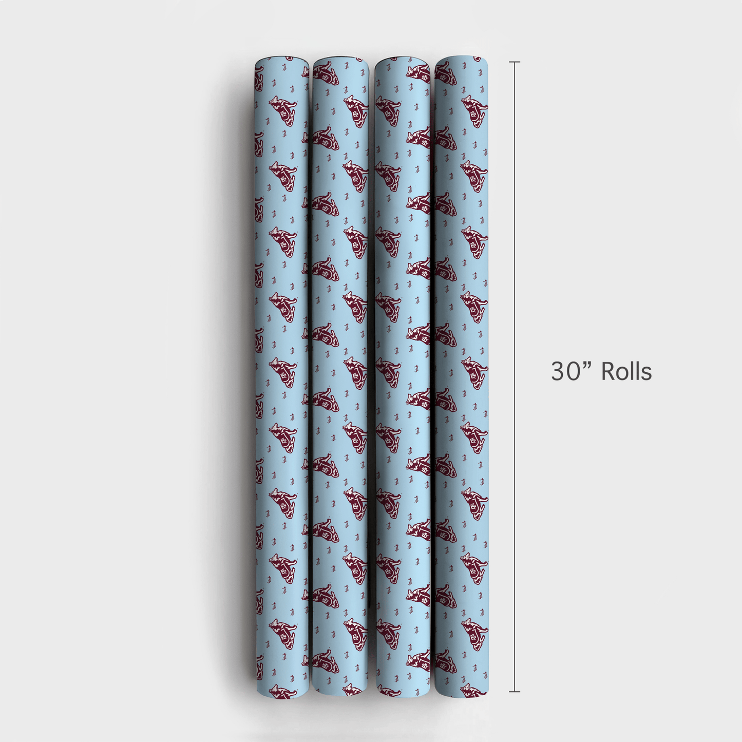 Tiny Aggie Pup - Wrapping Paper - Aspen & Arlo