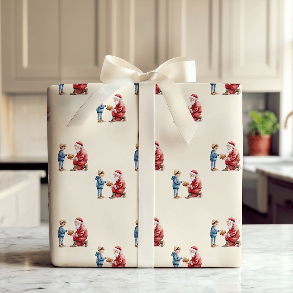 Pigskin Joy - Wrapping Paper - Aspen & Arlo