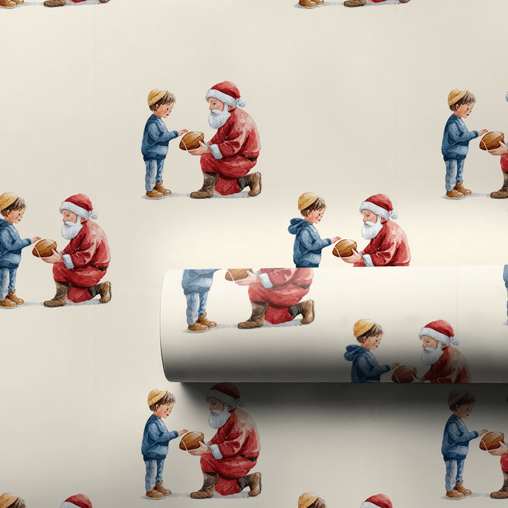 Pigskin Joy - Wrapping Paper - Aspen & Arlo