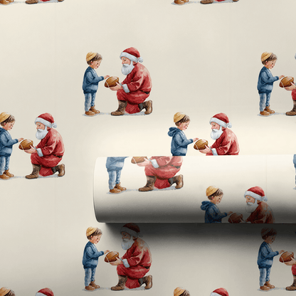 Pigskin Joy - Wrapping Paper - Aspen & Arlo