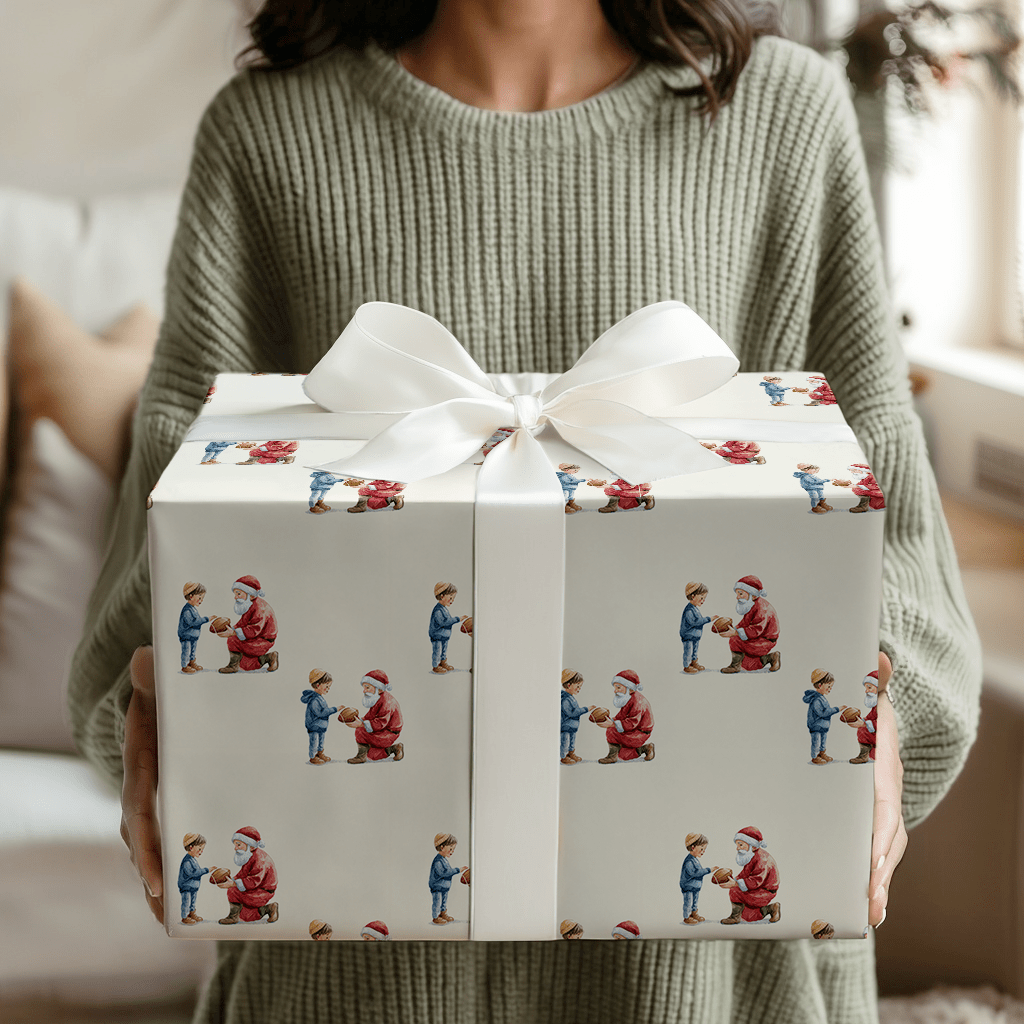 Pigskin Joy - Wrapping Paper - Aspen & Arlo