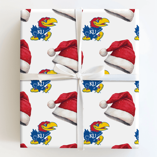Rock Chalk Claus - Wrapping Paper - Aspen & Arlo