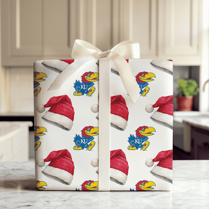 Rock Chalk Claus - Wrapping Paper - Aspen & Arlo