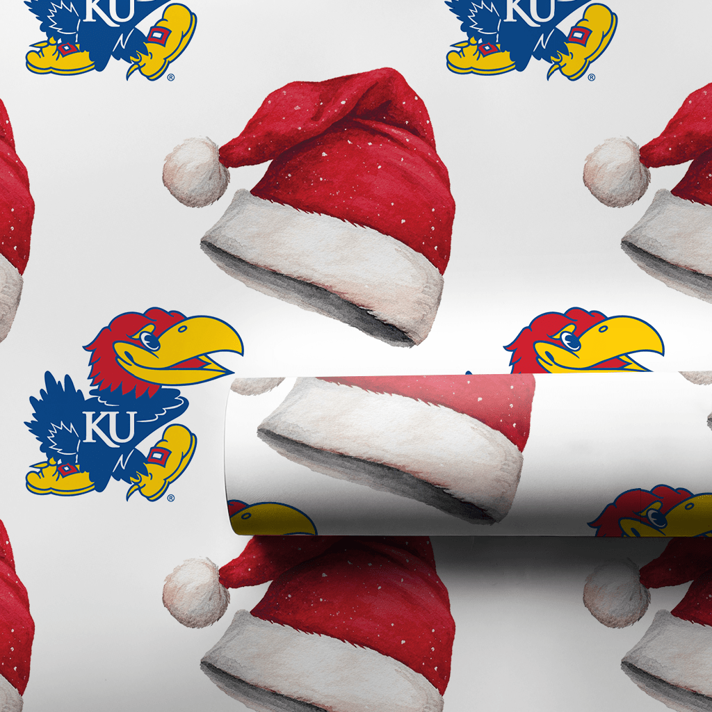 Rock Chalk Claus - Wrapping Paper - Aspen & Arlo