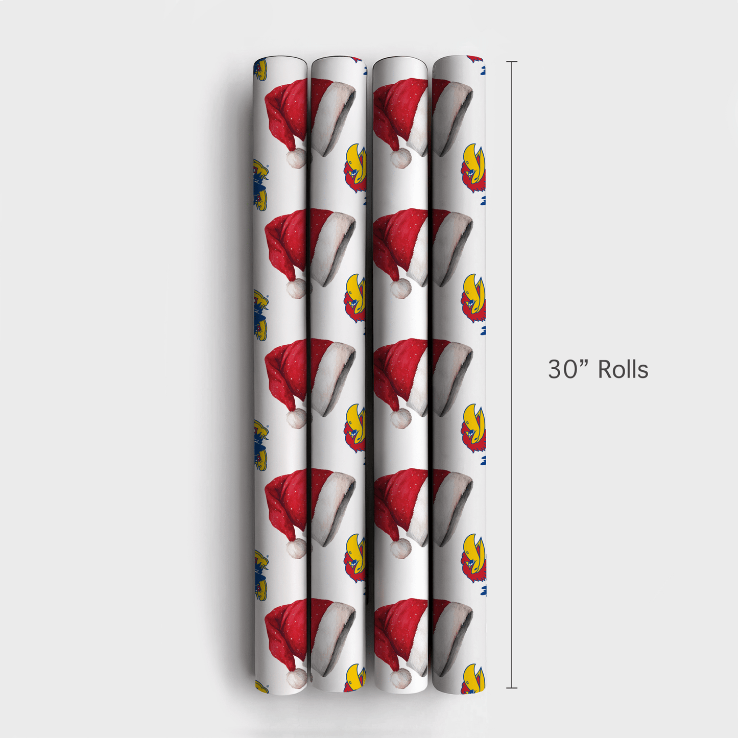 Rock Chalk Claus - Wrapping Paper - Aspen & Arlo