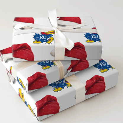 Rock Chalk Claus - Wrapping Paper - Aspen & Arlo