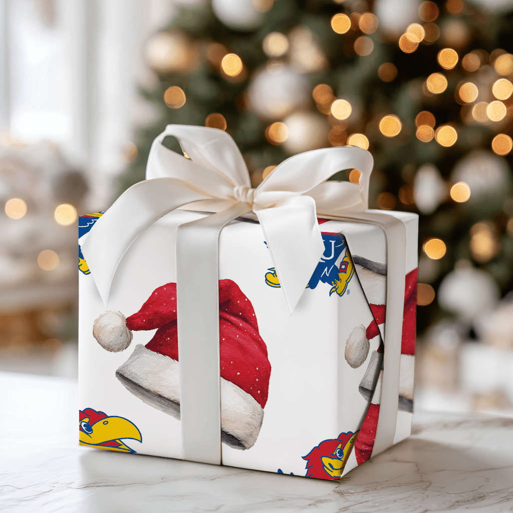Rock Chalk Claus - Wrapping Paper - Aspen & Arlo