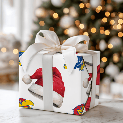 Rock Chalk Claus - Wrapping Paper - Aspen & Arlo