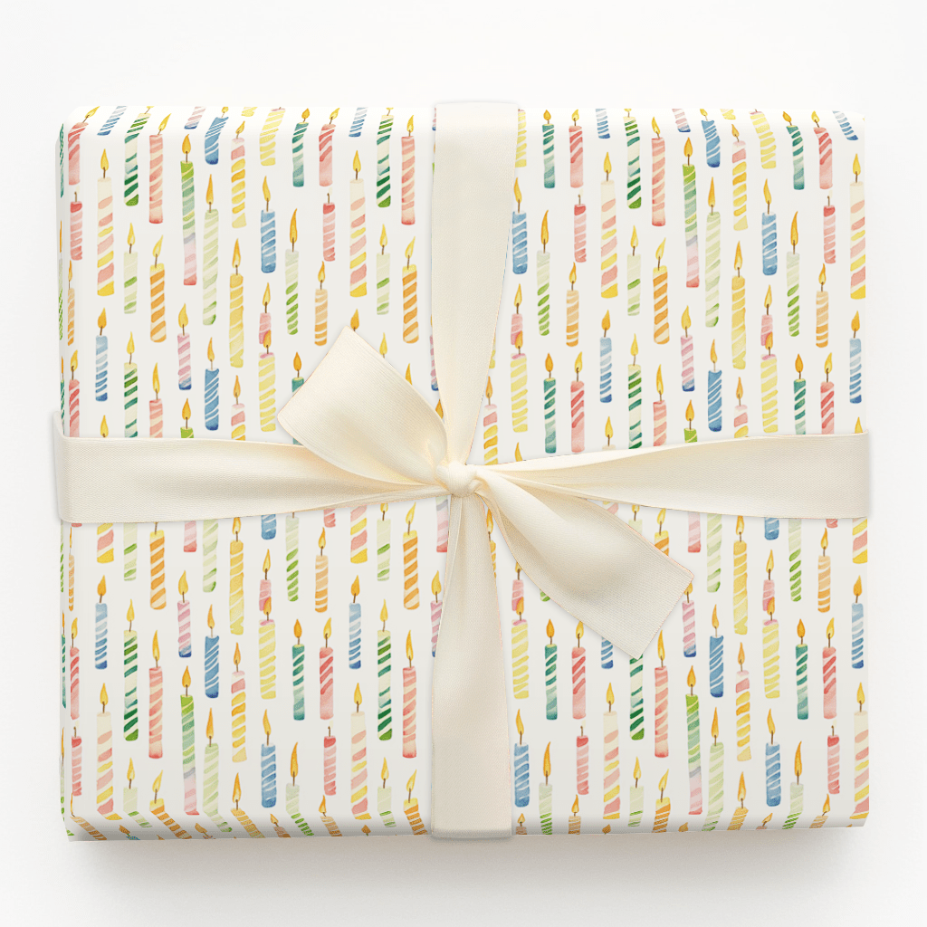 Light My Cake - Wrapping Paper - Aspen & Arlo