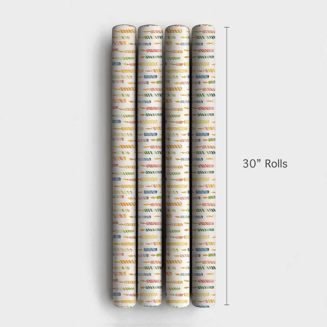 Light My Cake - Wrapping Paper - Aspen & Arlo