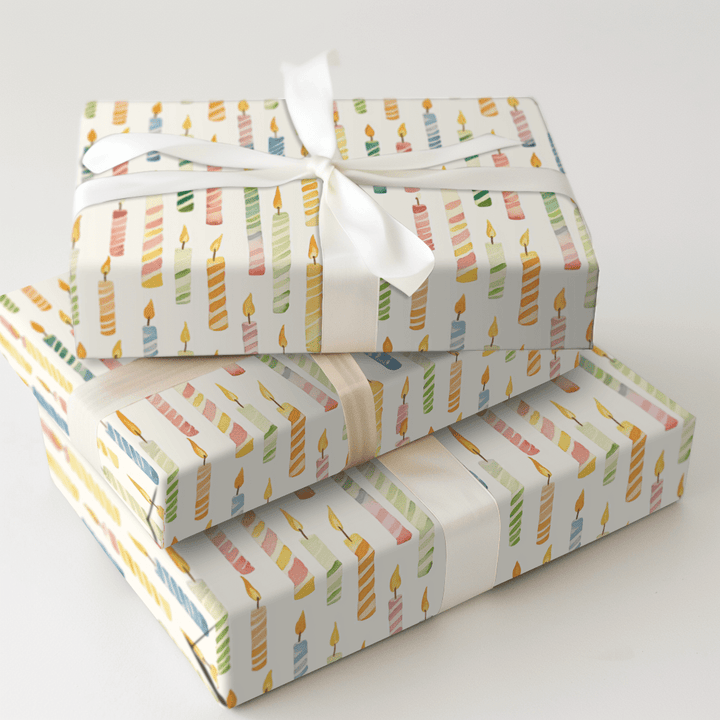 Light My Cake - Wrapping Paper - Aspen & Arlo
