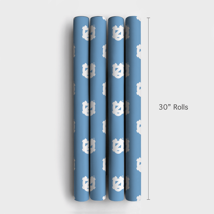Carolina Blue Legacy - Wrapping Paper - Aspen & Arlo