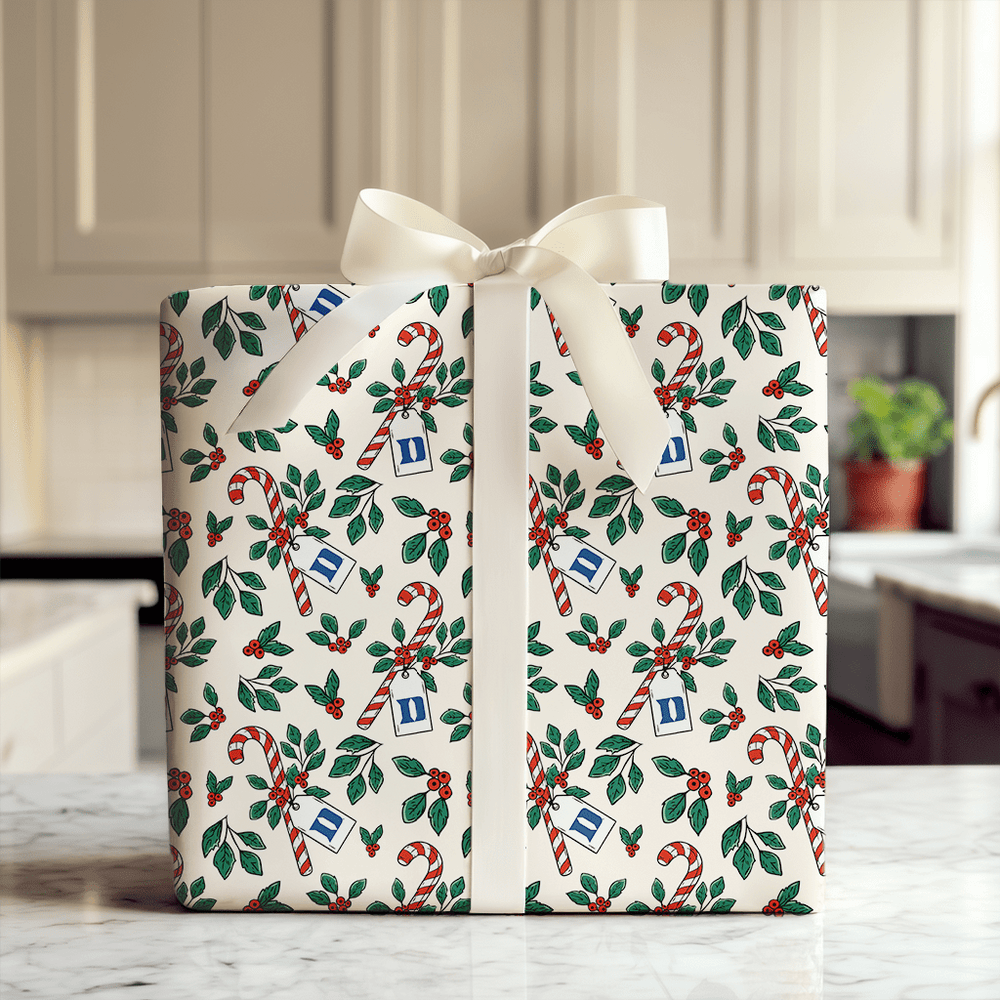 Peppermint Duke - Wrapping Paper - Aspen & Arlo