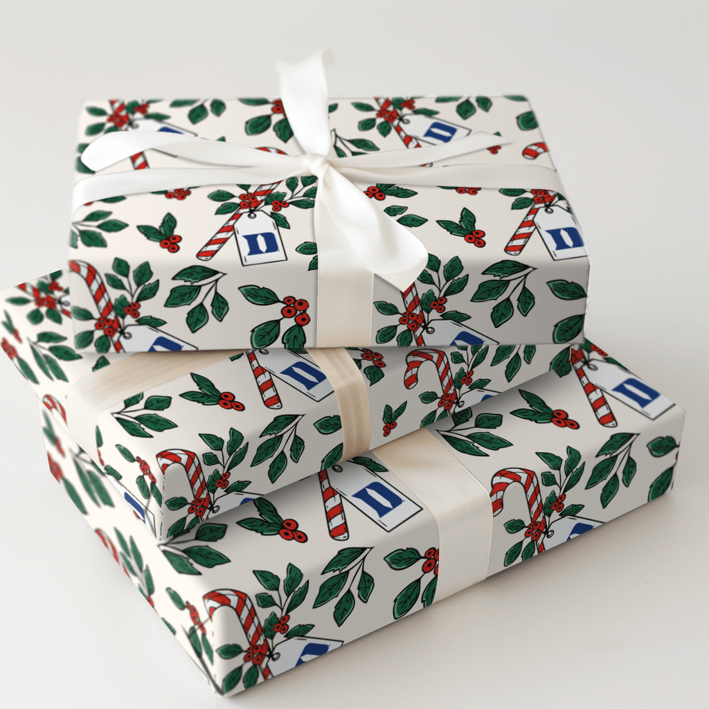 Peppermint Duke - Wrapping Paper - Aspen & Arlo