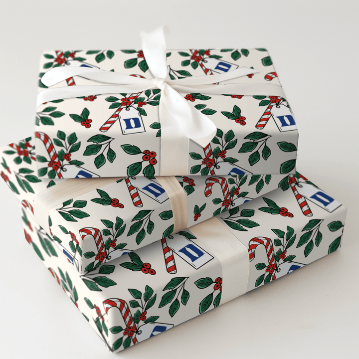 Peppermint Duke - Wrapping Paper - Aspen & Arlo