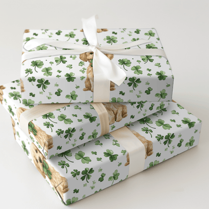 Lucky Goldendoodle - Wrapping Paper - Aspen & Arlo