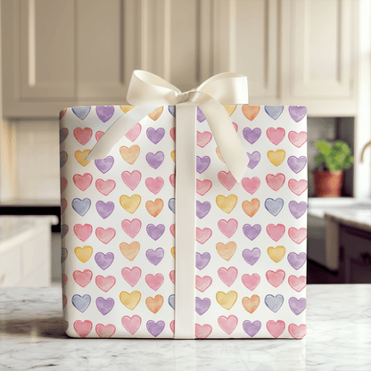 Stealing Hearts - Wrapping Paper - Aspen & Arlo
