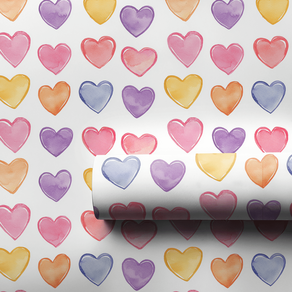 Stealing Hearts - Wrapping Paper - Aspen & Arlo