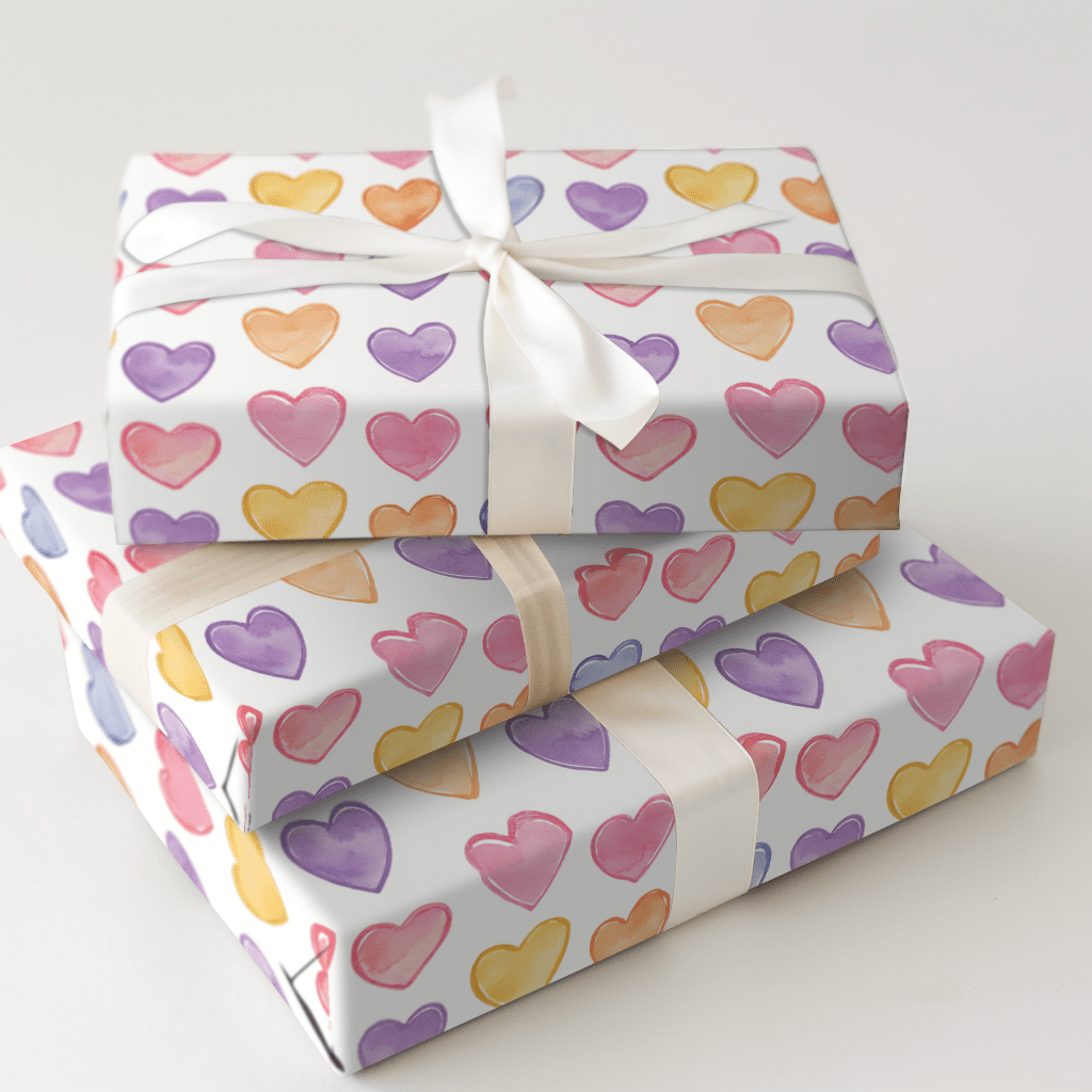 Stealing Hearts - Wrapping Paper - Aspen & Arlo