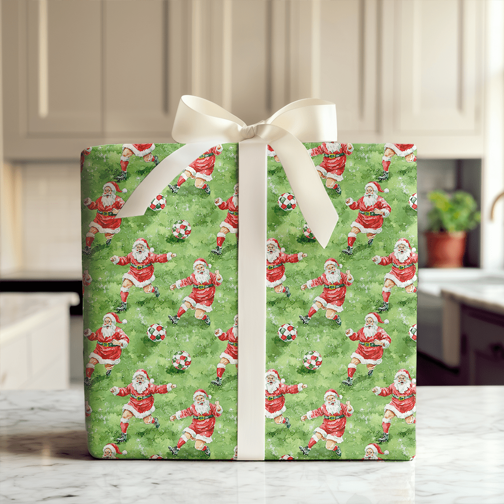Mistletoe Midfielder - Wrapping Paper - Aspen & Arlo