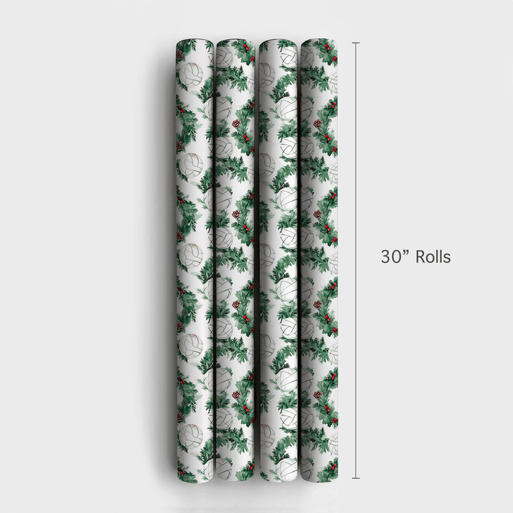 Spin Holly Serve - Wrapping Paper - Aspen & Arlo