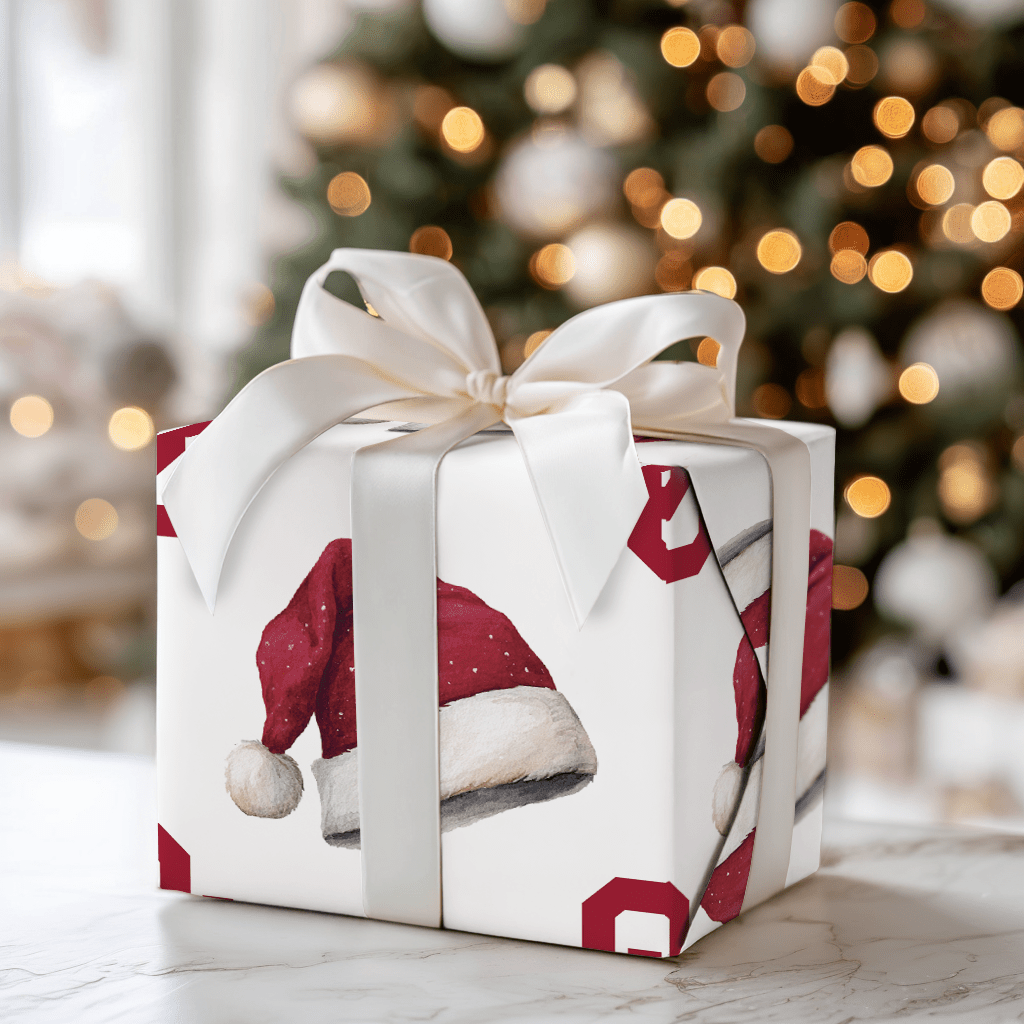 Santa Boomer - Wrapping Paper - Aspen & Arlo