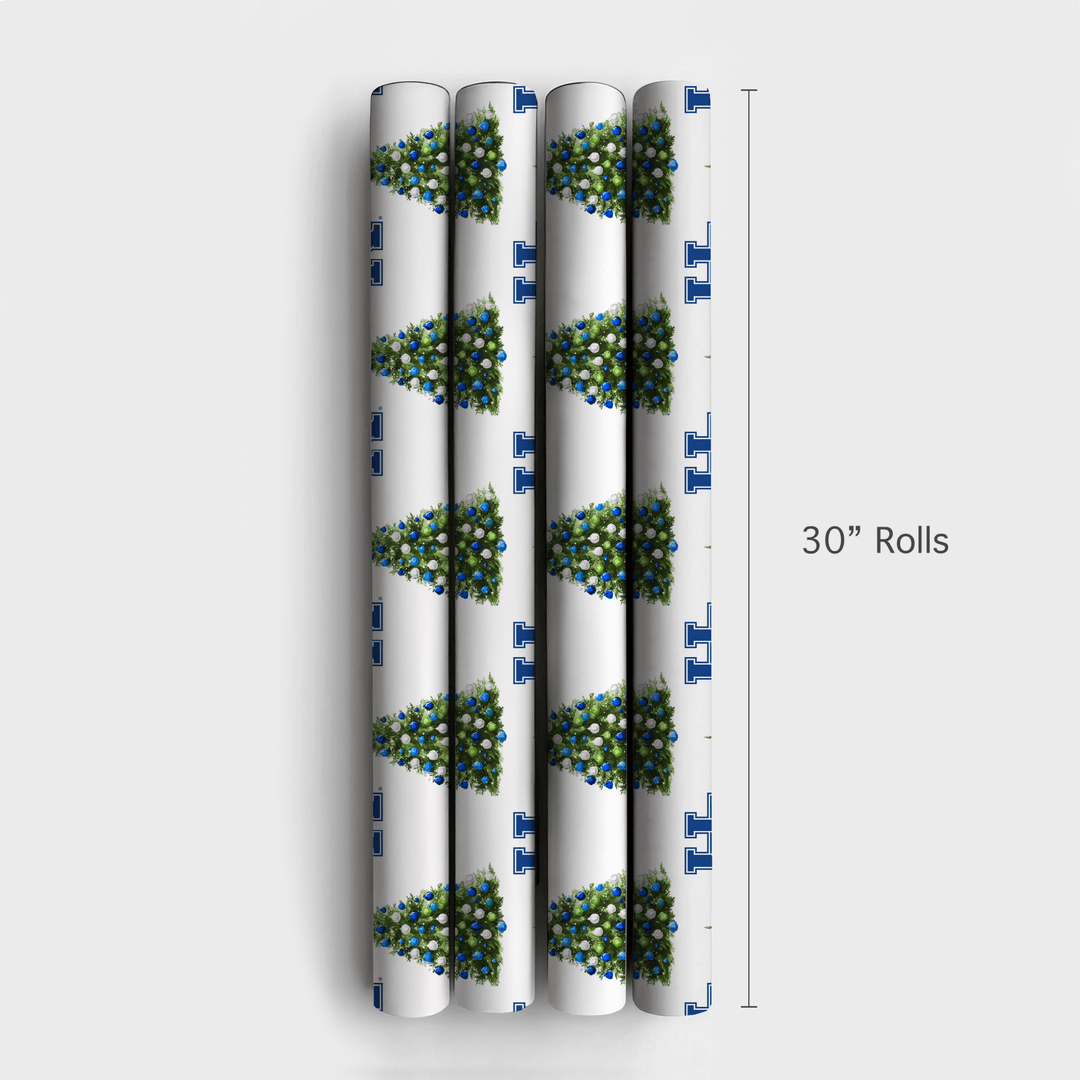Santa’s Wildcat Spruce - Wrapping Paper - Aspen & Arlo