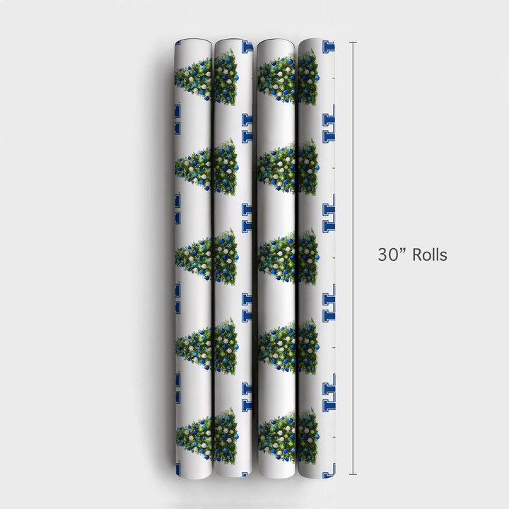 Santa’s Wildcat Spruce - Wrapping Paper - Aspen & Arlo
