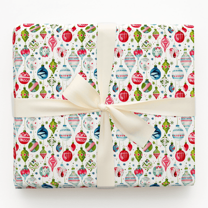 Festive Baubles - Wrapping Paper - Aspen & Arlo