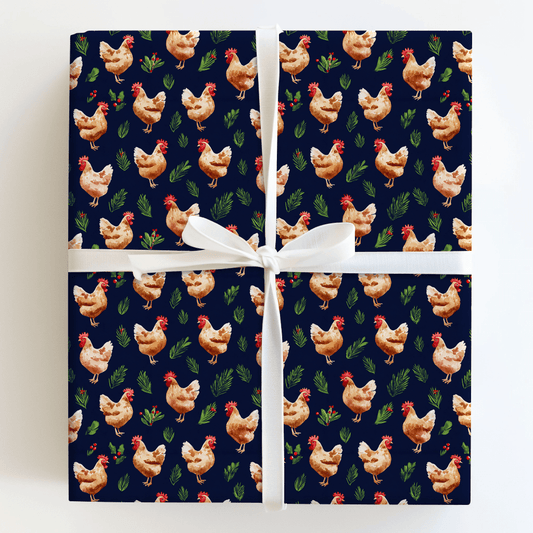 Holly and Hen - Wrapping Paper - Aspen & Arlo